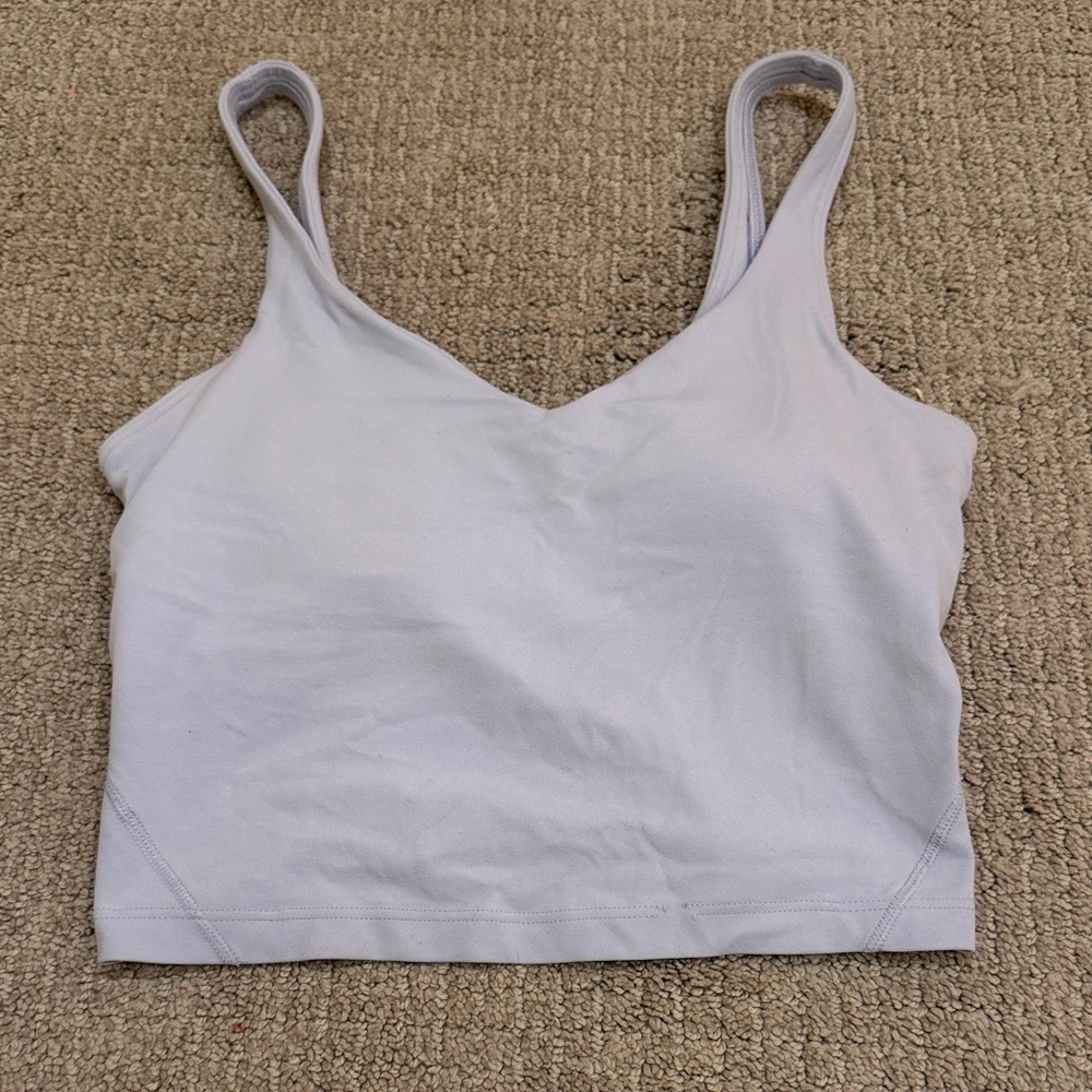 lululemon athletica White Crop Top